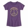 Licensed Character Girls 7-16 Peanuts Peace Sign Woodstock Graphic Tee -Licensed Character Shop unnamed file 18232