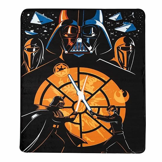 Licensed Character Star Wars Showdown Oversized Silk Touch Sherpa Throw 4 Licensed Character Star Wars Showdown Oversized Silk Touch Sherpa Throw - Image 2