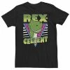Licensed Character Big & Tall Disney / Pixar Toy Story 4 Retro Rex-cellent Portrait Tee White -Licensed Character Shop unnamed file 18253