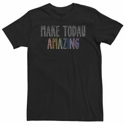 Licensed Character Big & Tall Fifth Sun Make Today Amazing Doodle Tee White