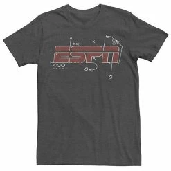 Licensed Character Big & Tall ESPN Playbook Logo Tee Charcoal Heather -Licensed Character Shop unnamed file 18279