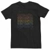 Licensed Character Big & Tall NASA Neon Space Logo Color Fade Tee Navy Heather -Licensed Character Shop unnamed file 18280