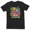 Licensed Character Big & Tall Disney Encanto Village Portrait Tee Black