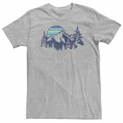 Licensed Character Big & Tall Mountain Range Striped Sun Tee White -Licensed Character Shop unnamed file 18303