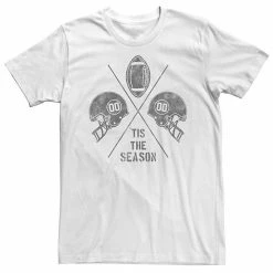 Licensed Character Big & Tall Tis The Season Football Tee White -Licensed Character Shop unnamed file 18315