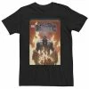 Licensed Character Big & Tall Marvel Black Panther Wakanda Flag Fire Comic Cover Tee -Licensed Character Shop unnamed file 18334
