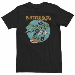 Licensed Character Big & Tall BattleBots Collision Retro Circle Portrait Tee