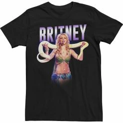 Licensed Character Big & Tall Britney Spears Snake Portrait Tee