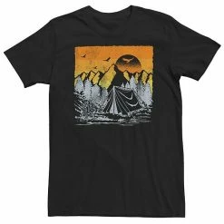 Licensed Character Big & Tall Camping Mountain Range Tonal Poster Tee
