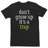 Licensed Character Big & Tall "Don't Grow Up It's A Trap" Word Stack Tee -Licensed Character Shop unnamed file 18503
