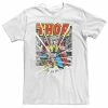 Licensed Character Big & Tall Marvel Mighty Thor Retro Comic Hammer Blast Tee -Licensed Character Shop unnamed file 18560