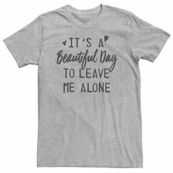 Licensed Character Big & Tall "It's A Beautiful Day To Leave Me Alone" Vintage Tee