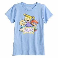 Licensed Character Girls 7-16 Nickelodeon Rugrats Trio Graphic Tee