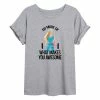 Licensed Character Juniors' "What Makes You Awesome" Barbie Graphic Tee -Licensed Character Shop unnamed file 18704
