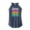 Licensed Character Junior's Barbie Colorful "Barbie" Logo High Neck Graphic Tank -Licensed Character Shop unnamed file 18713