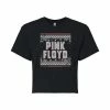 Licensed Character Juniors' Pink Floyd The Wall Cropped Tee -Licensed Character Shop unnamed file 18723