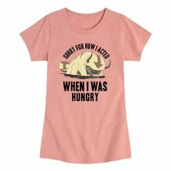 Licensed Character Girls 7-16 Avatar: The Last Airbender Appa Sorry Hungry Tee