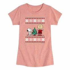 Licensed Character Girls 7-16 Peanuts Charlie Brown Graphic Tee