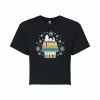 Licensed Character Juniors' Peanuts Snoopy Cropped Graphic Tee -Licensed Character Shop unnamed file 18750