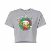 Licensed Character Juniors' Garfield "Happy Holidays" Wreath Cropped Graphic Tee -Licensed Character Shop unnamed file 18752