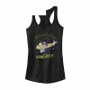 Licensed Character Juniors' Disney A Goofy Movie Powerline Stand Out World Tour '95 Tank Black Heather