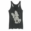 Licensed Character Juniors' Disney Mickey Minnie Winking Tank Black Heather -Licensed Character Shop unnamed file 18771