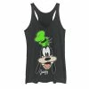 Licensed Character Juniors' Disney Goofy Smiling Face Portrait Tank Black Heather -Licensed Character Shop unnamed file 18783