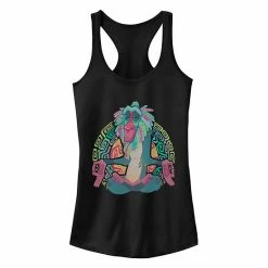 Licensed Character Juniors' Disney's The Lion King Rafiki Graphic Tank Black -Licensed Character Shop unnamed file 18795