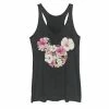 Licensed Character Juniors' Disney's Mickey Mouse Floral Silhouette Heather Tank Top -Licensed Character Shop unnamed file 18826