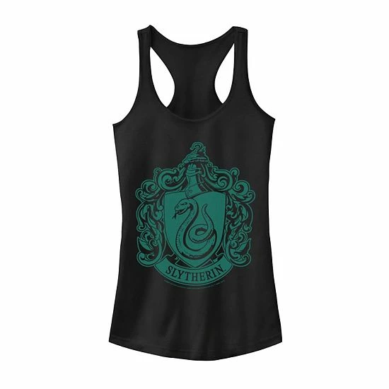 Licensed Character Juniors' Harry Potter Slytherin Simple House Crest Graphic Tank 3 Licensed Character Juniors' Harry Potter Slytherin Simple House Crest Graphic Tank