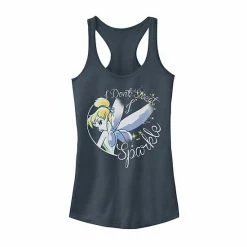 Licensed Character Disney Juniors' "I Don't Sweat I Sparkle" Tinkerbell Tank