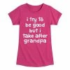 Licensed Character Girls 7-16 Try To Be Good Grandpa Graphic Tee Purple -Licensed Character Shop unnamed file 18928