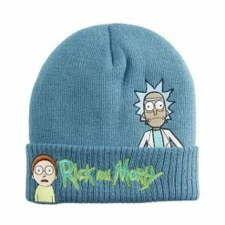 Licensed Character Men's Rick And Morty Staring Face Cuff Beanie