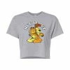 Licensed Character Juniors' Garfield Hug It Out Cropped Tee -Licensed Character Shop unnamed file 18989