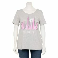 Licensed Character Plus Size Sex And The City Graphic Tee