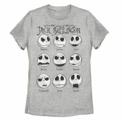 Licensed Character Junior's Disney The Nightmare Before Christmas Emotional Jack Tee White -Licensed Character Shop unnamed file 19027