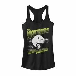 Licensed Character Juniors' Disney The Nightmare Before Christmas Jack Moon Silhouette Tank Black -Licensed Character Shop unnamed file 19126