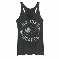 Licensed Character Juniors' Disney The Nightmare Before Christmas Holiday Scares Tank Black
