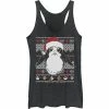Licensed Character Juniors' Star Wars Porg Ugly Christmas Sweater Tank -Licensed Character Shop unnamed file 19142