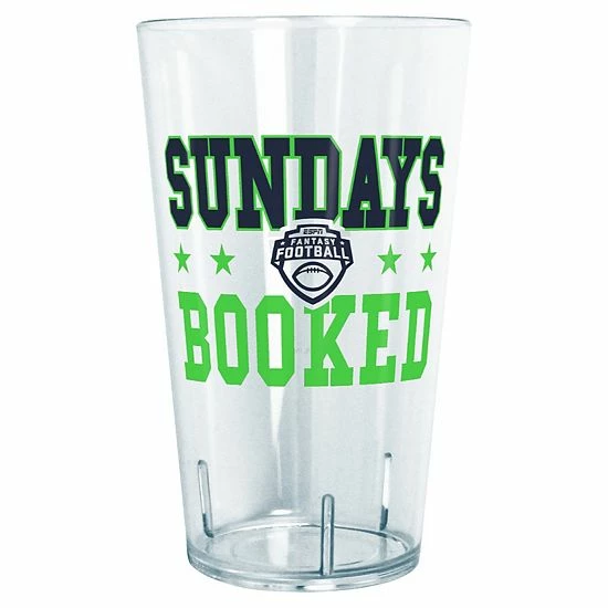 Licensed Character ESPN Fantasy Football Sundays Booked Green Logo 24-oz. Tritan Tumbler 2 Licensed Character ESPN Fantasy Football Sundays Booked Green Logo 24-oz. Tritan Tumbler