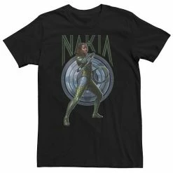 Licensed Character Big & Tall Marvel Wakanda Forever Nakia Blue Shield Tee White -Licensed Character Shop unnamed file 19159