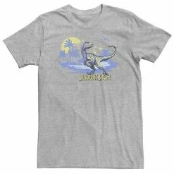 Licensed Character Big & Tall Jurassic Park Raptor Sunset Graphic Tee Athletic Heather -Licensed Character Shop unnamed file 19179