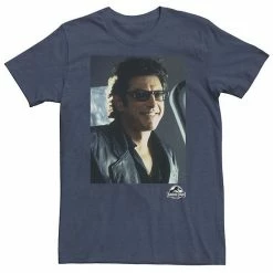 Licensed Character Big & Tall Jurassic Park Goldblum Sly Smile Tee Athletic Heather -Licensed Character Shop unnamed file 19181
