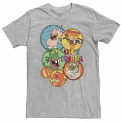 Licensed Character Big & Tall Cartoon Network Uncle Grandpa Group Shot Circles Tee Athletic Heather -Licensed Character Shop unnamed file 19186