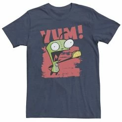 Licensed Character Big & Tall Nickelodeon Invader Zim Gir Screaming Yum! Taco Portrait Tee Athletic Heather -Licensed Character Shop unnamed file 19198