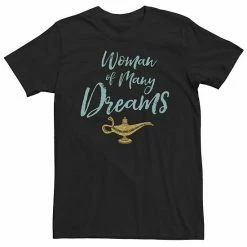 Licensed Character Big & Tall Disney Aladdin Live Action Woman Of Many Dreams Word Stack Tee Black -Licensed Character Shop unnamed file 19214