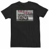 Licensed Character Big & Tall The Warriors Red Accent Group Shot Tee Black -Licensed Character Shop unnamed file 19234