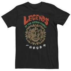 Licensed Character Big & Tall Legends Of The Hidden Temple Vintage Poster Tee Black