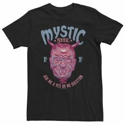 Licensed Character Big & Tall Twilight Zone Mystic Seer Yes Or No Question Tee Navy Heather