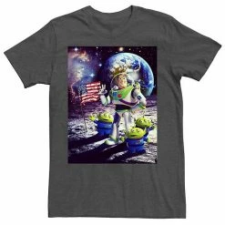 Licensed Character Big & Tall Disney / Pixar Toy Story Buzz And Aliens On The Moon Photo Tee Black -Licensed Character Shop unnamed file 19260